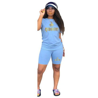 Queen 2024 Women's Summer 2-Piece Tracksuit