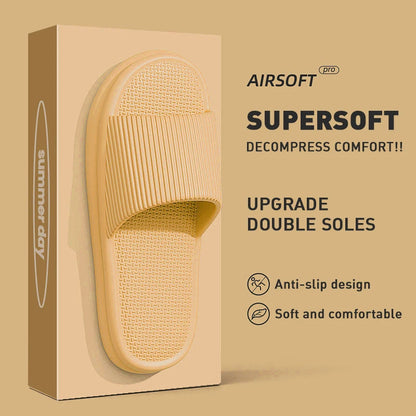 Unisex summer EVA slippers, non-slip, lightweight, comfy