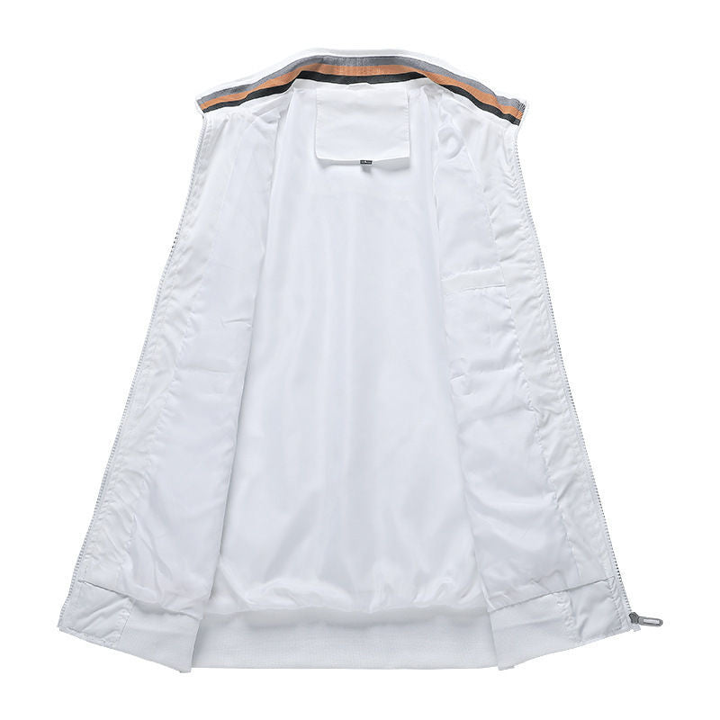 Men's Autumn Winter Waterproof Zipper Bomber Jacket
