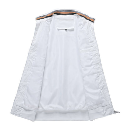 Men's Autumn Winter Waterproof Zipper Bomber Jacket