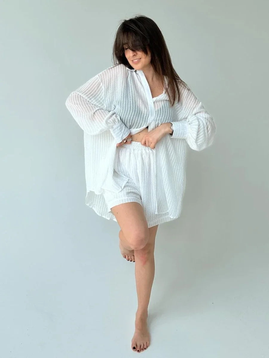 Blubelle Women Summer 2-Piece Set – Elegant Casual Outfit