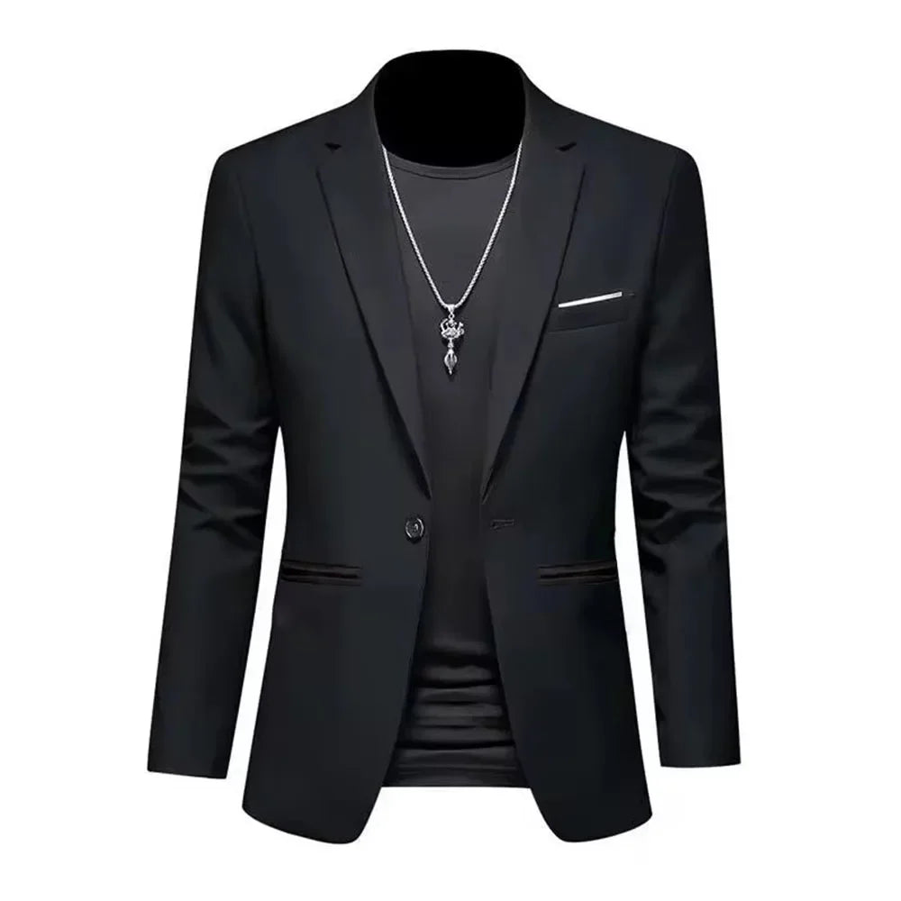 Men's Slim Fit Casual Business Blazer