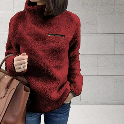 Cozy winter turtleneck sweater soft stylish sexy