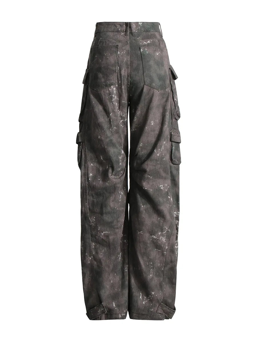 Trendy Women's High-Waist Denim | Street Multi-Pocket Jeans