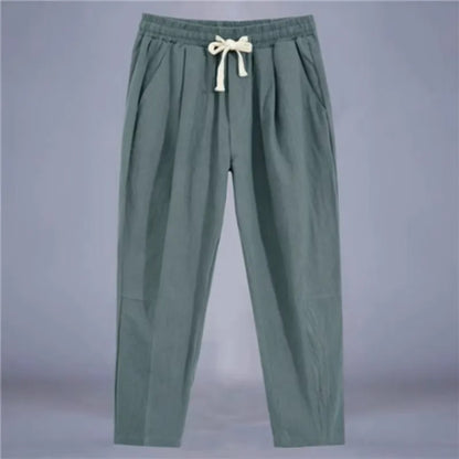 Men's Cotton Linen Casual Street Pants