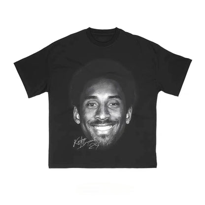 Summer Cotton T-shirt Oversized Streetwear Basketball Graphic Tee