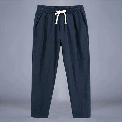 Men's Cotton Linen Casual Street Pants