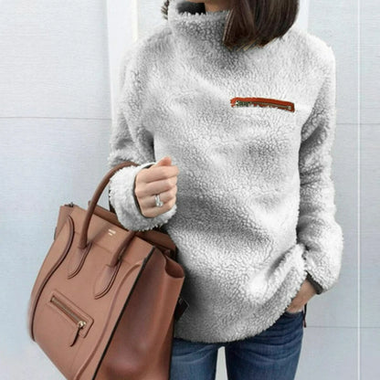 Cozy winter turtleneck sweater soft stylish sexy