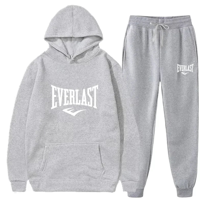 Men's EVERLAST Gym Hoodie & Running Set