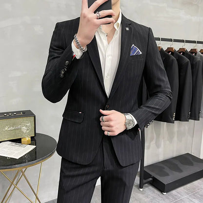 Men's Luxury Two-Piece Wedding & Business Suit