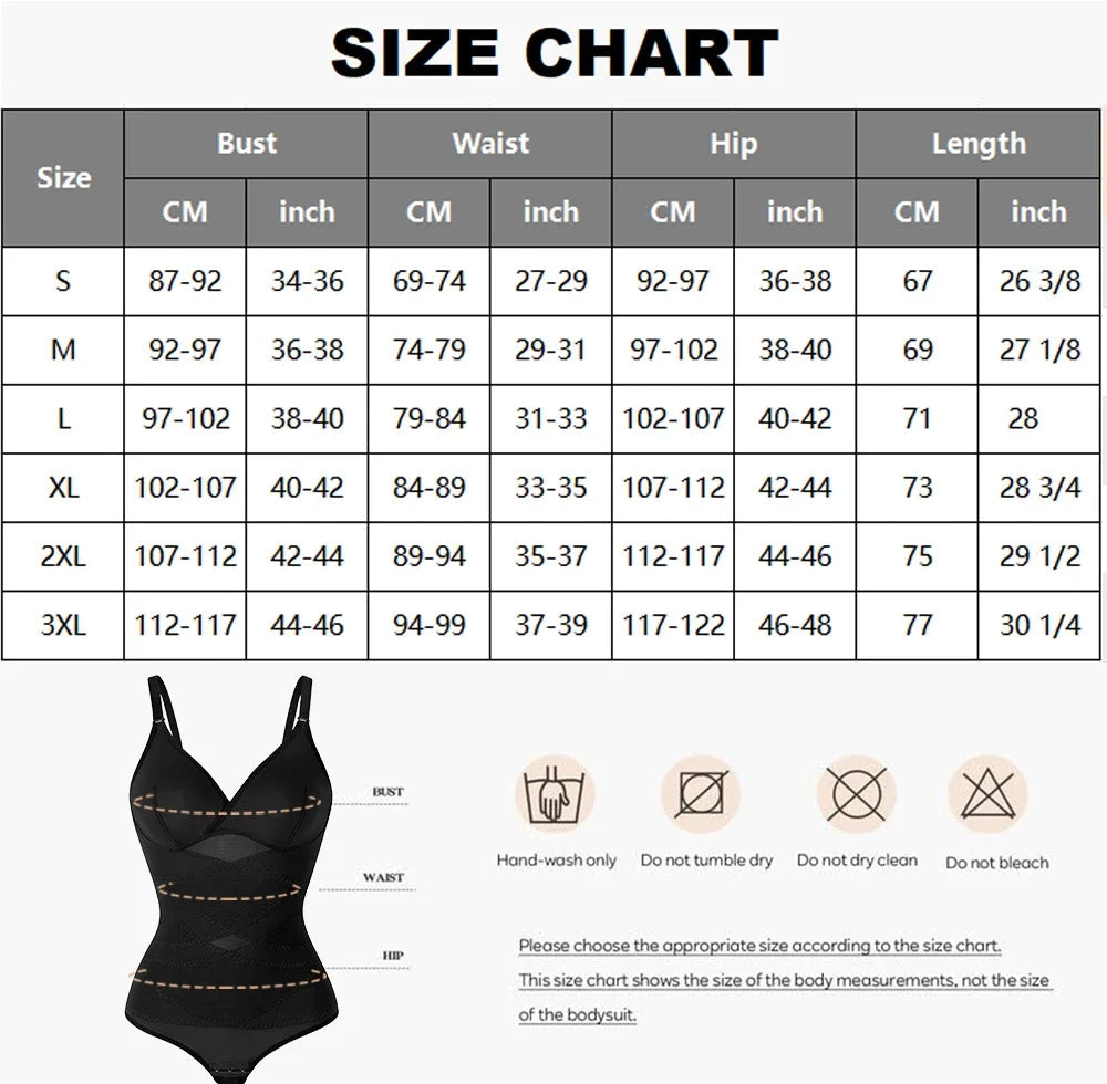 Sexy Cross Waist Bodysuit – Mesh, Breathable, Tummy Control