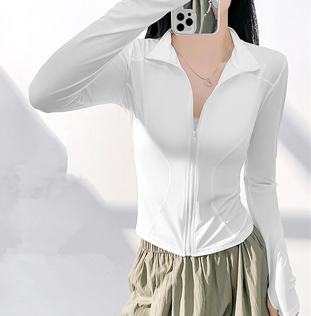 Women's Quick-Dry Sports Jacket – Yoga, Running, Fitness Top