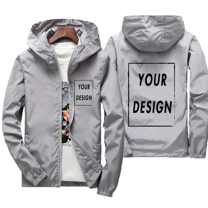 2025 Men's Windproof Autumn Jacket – Custom Logo