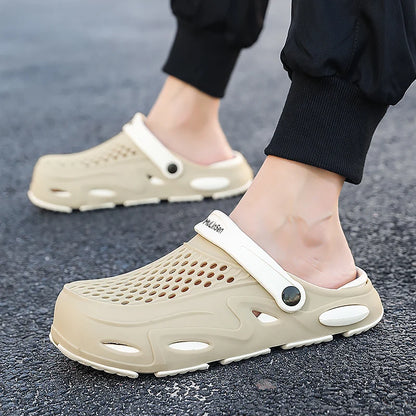 Men's summer sandals breathable soft non-slip outdoor shoes