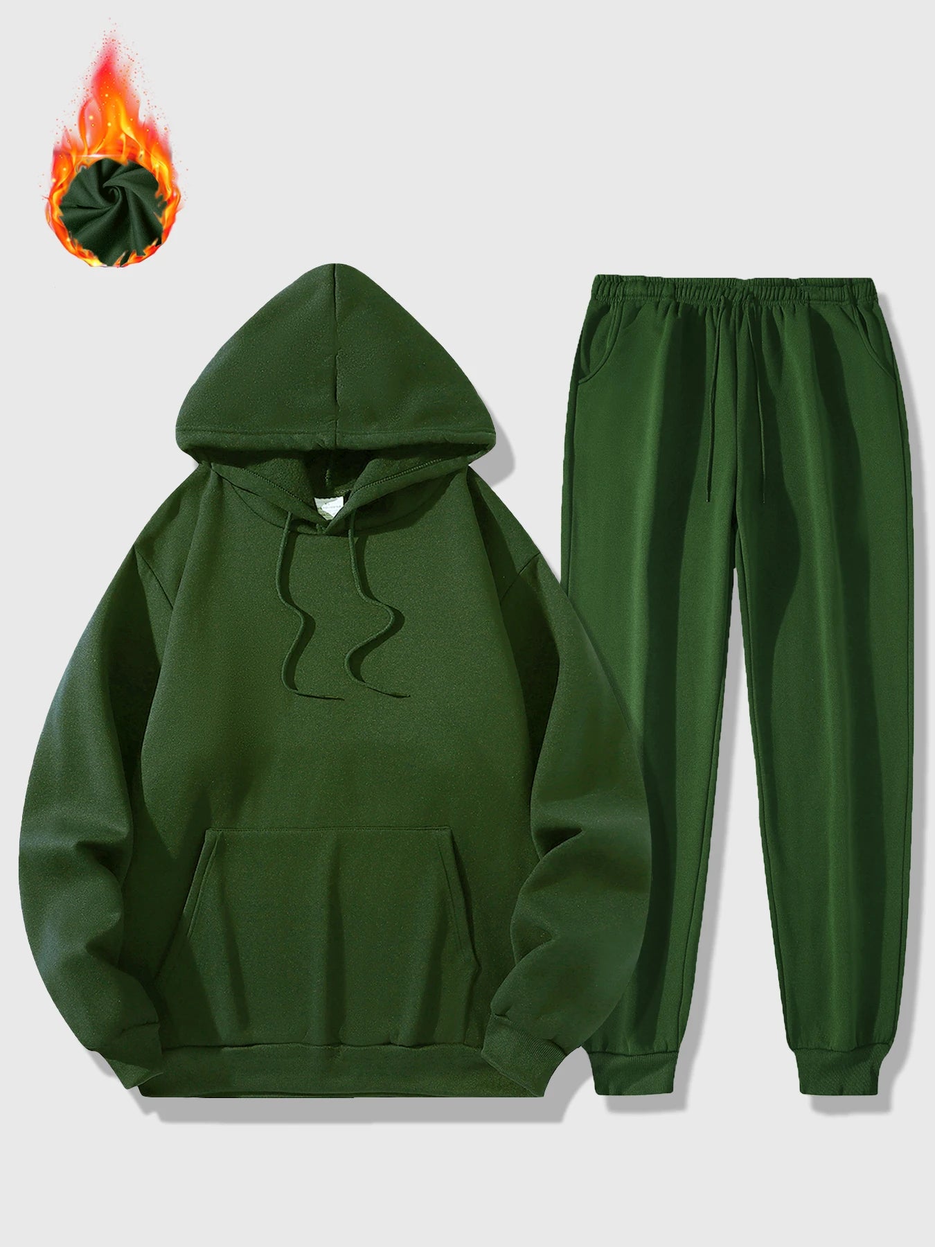 Men's, Sports Hoodie Pants Casual Outdoor Autumn Winter
