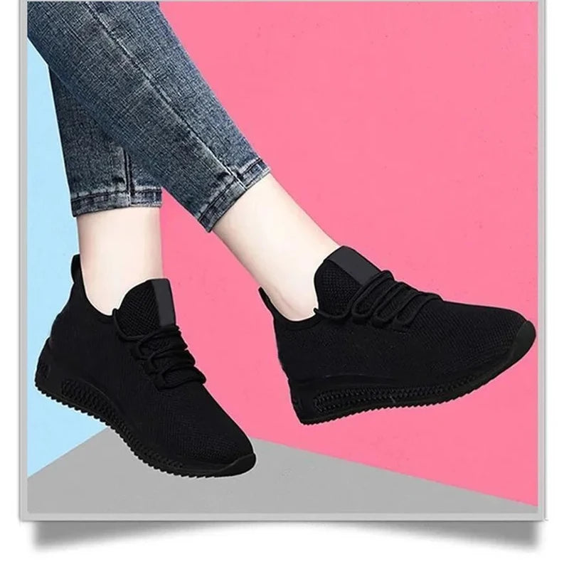 Stylish breathable sneakers, casual, comfortable, thick-soled, women’s shoes