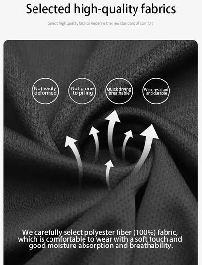 Men's summer casual print T-shirt breathable quick-dry