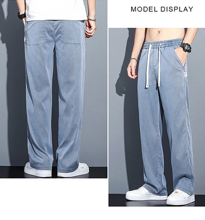 Men's Spring/Summer Soft Lyocell Loose Jeans