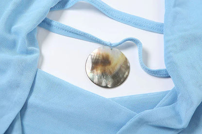 Sisterlinda Mesh Lace 2-Piece Party Set