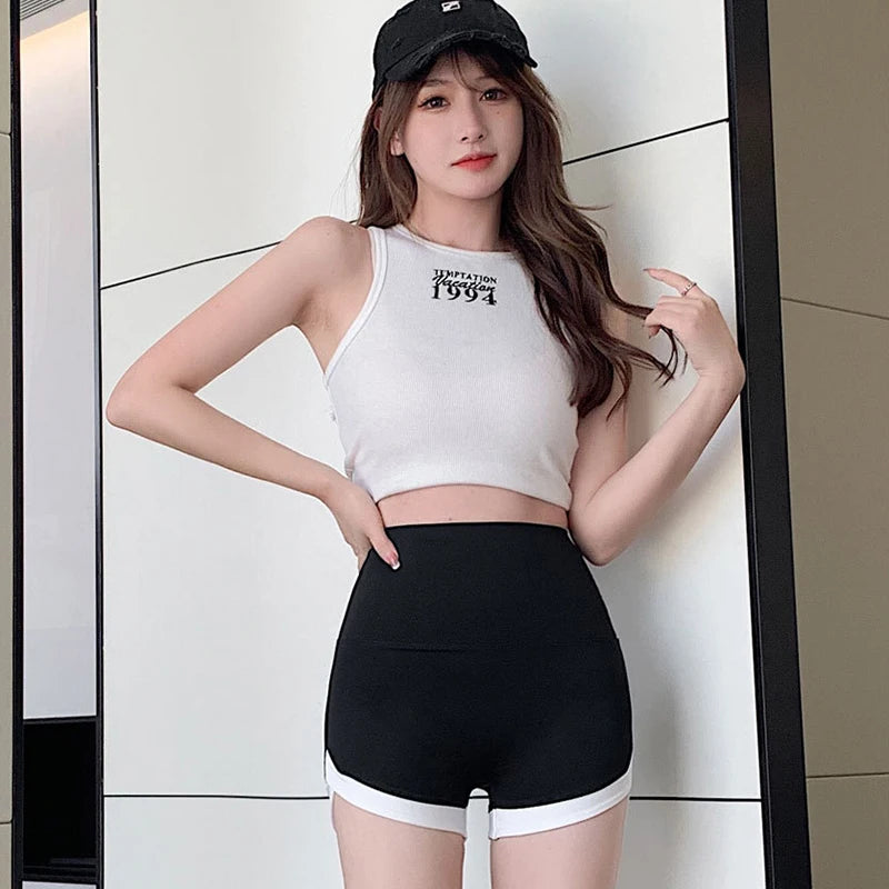 Women's Summer High Waisted Safety Shorts – Thin Shark Pants