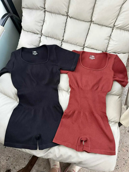 Women's Seamless Body-Shaping Jumpsuit – Yoga & Fitness