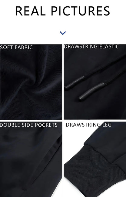 Men's Autumn 2025 Street Trousers – Soft 3D Graffiti