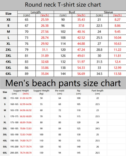 Summer 2025 Men's 3D Printed Casual Sports Polyester Suit