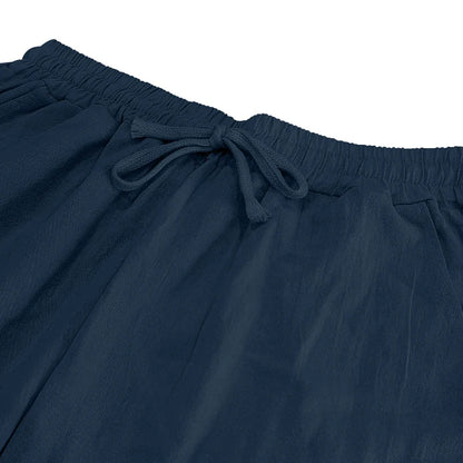 Men's Autumn Hip-Hop Cotton Linen Loose Casual Outdoor Sports Pants