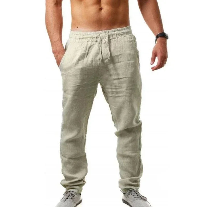 Cotton Linen Pants for Men