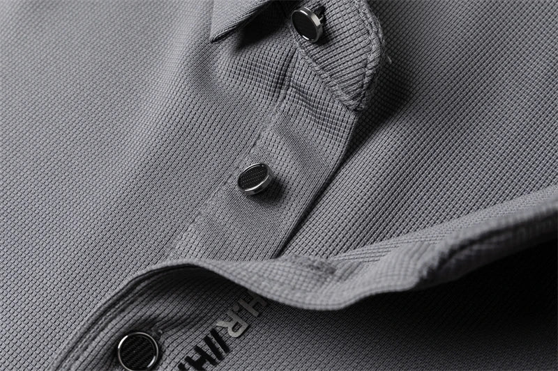 Men's Long Sleeve Polo Shirt Comfortable Fashionable Versatile