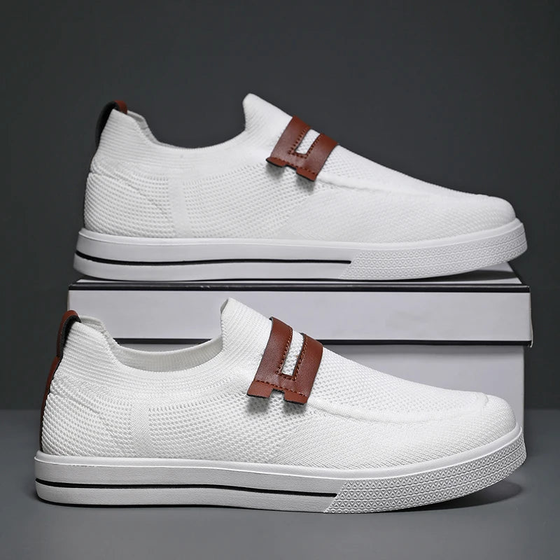 Men's Casual Lightweight Breathable Sports Walking Canvas Shoes