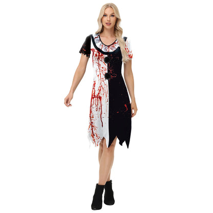 Terrifier 3 Clown Cosplay Dress for Women