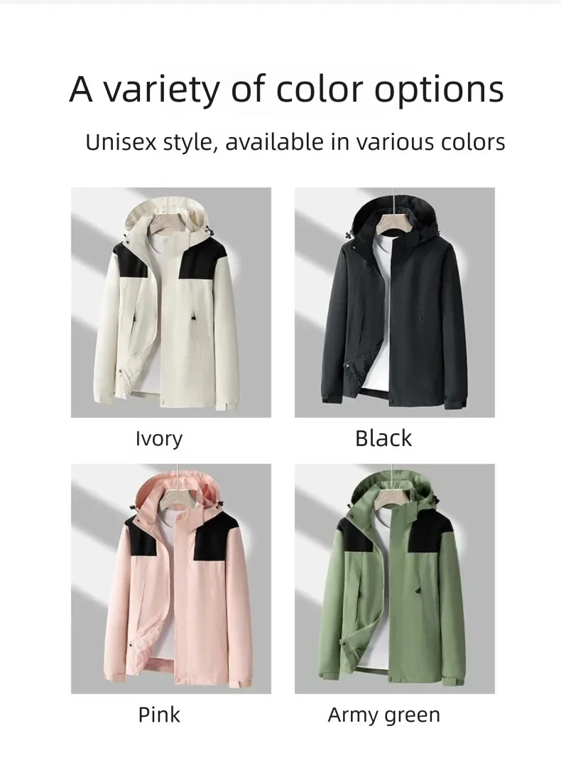 Outdoor, Jacket Men, Women Windproof Waterproof Hiking Autumn