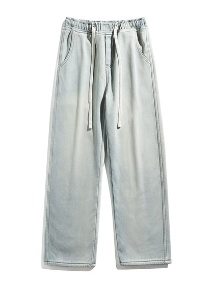 Winter Jeans, Korean Style, Fleece Lined, Warm Denim