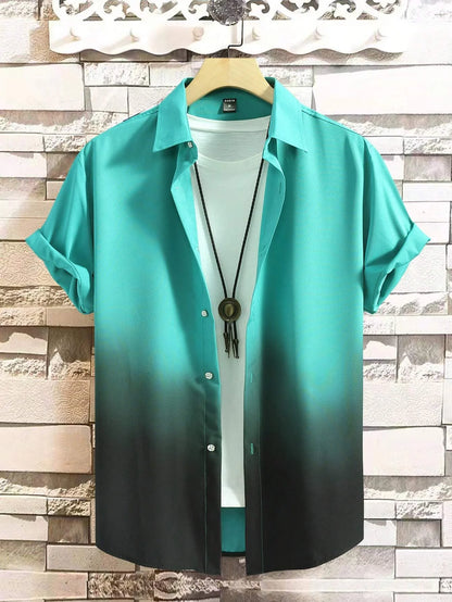 Men's Summer 3D Graphic Short Sleeve Shirt