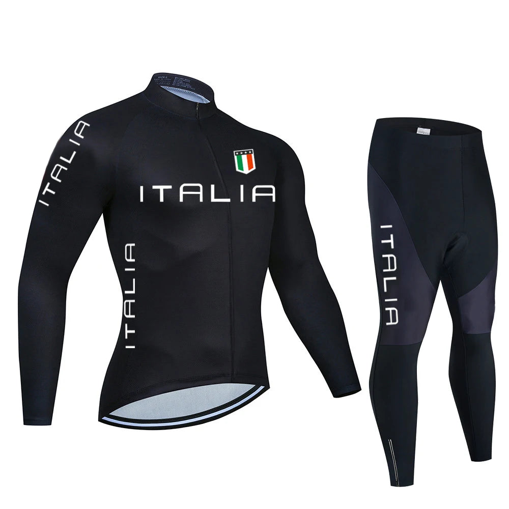 ITALIA Men’s Long Sleeve Cycling Jersey MTB
