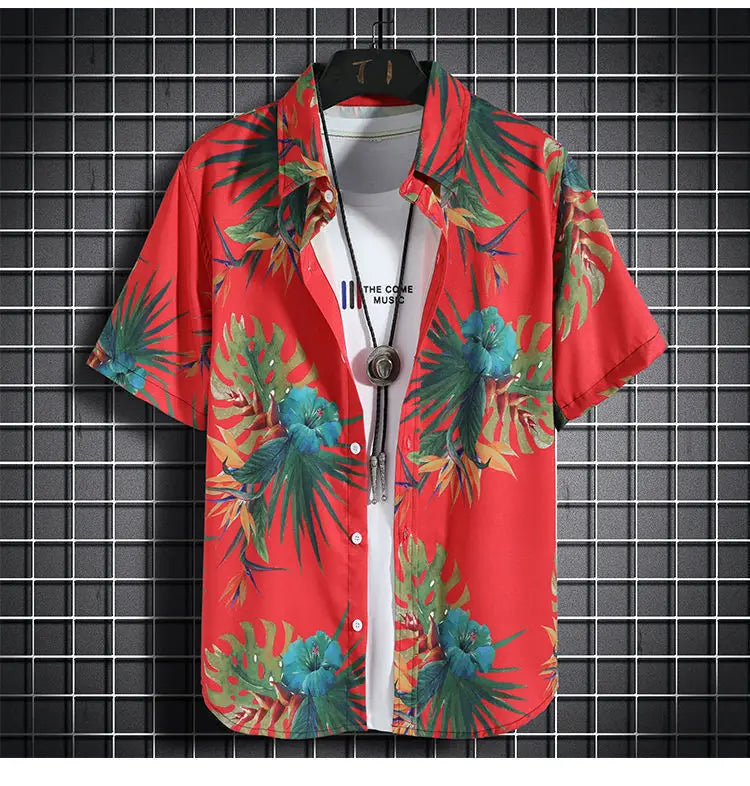 Men’s Hawaiian Beach Set – Quick Dry Summer Outfit