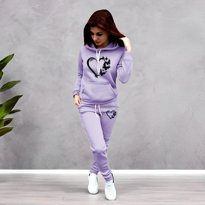 Women's Butterfly Jogger Set – Hoodie & Sweatpants 2025