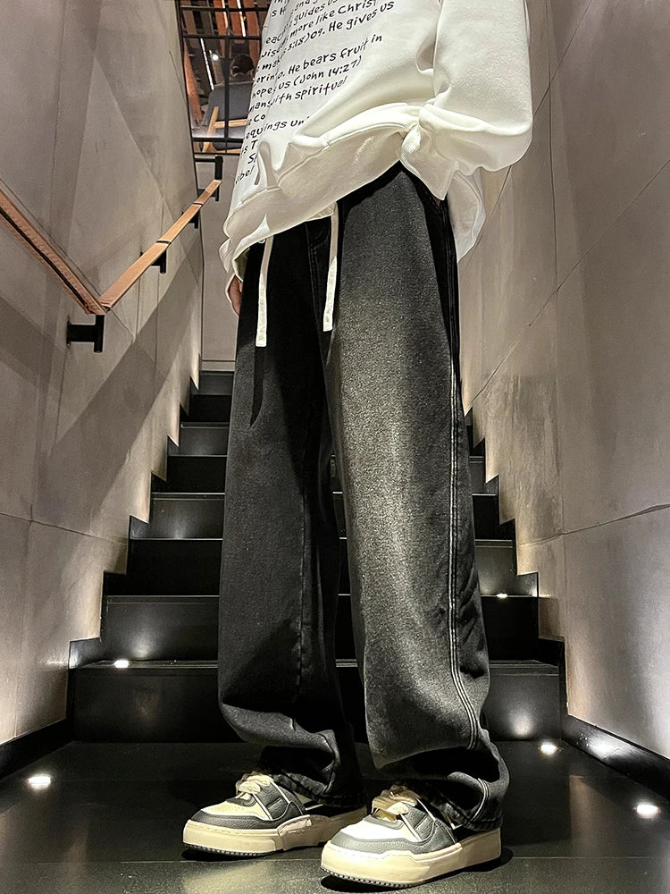 Winter Jeans, Korean Style, Fleece Lined, Warm Denim