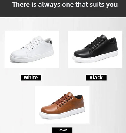 Classic British Leather Loafers Men Trendy Spring Shoes