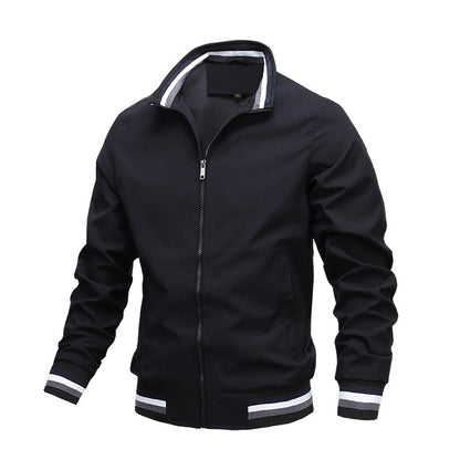 Men's Autumn Winter Waterproof Zipper Bomber Jacket
