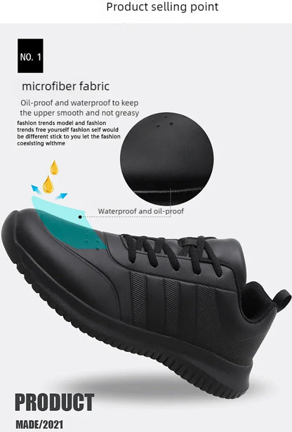 Couple Chef Shoes Lightweight Soft Sole Comfort Work