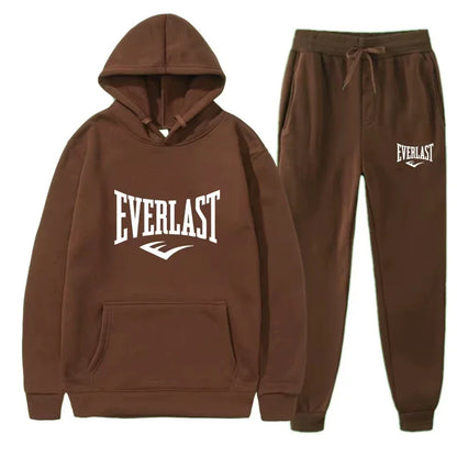 Men's EVERLAST Gym Hoodie & Running Set