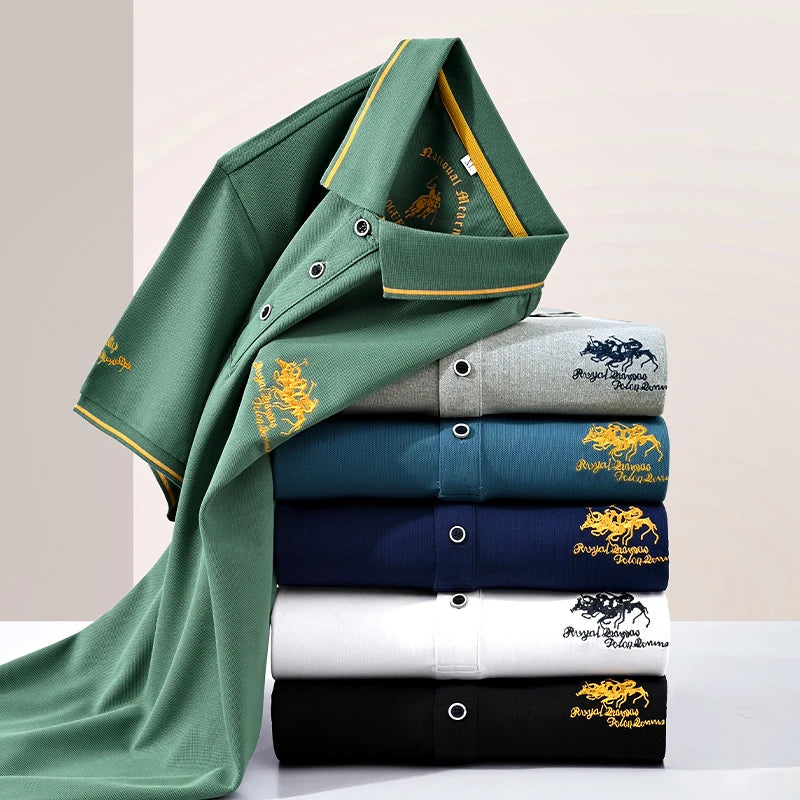 Men’s Casual Polo Shirt – Breathable, Stylish Summer Wear