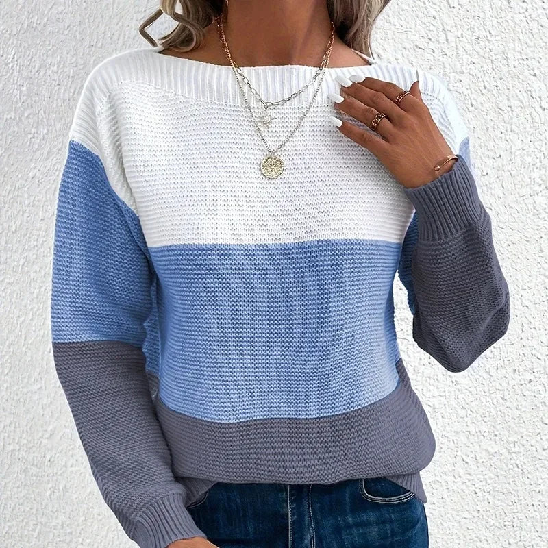 Women Sweater, Long Sleeve Casual Fall Warm Jumper Comfortable Trendy