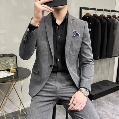 Men's Luxury Two-Piece Wedding & Business Suit