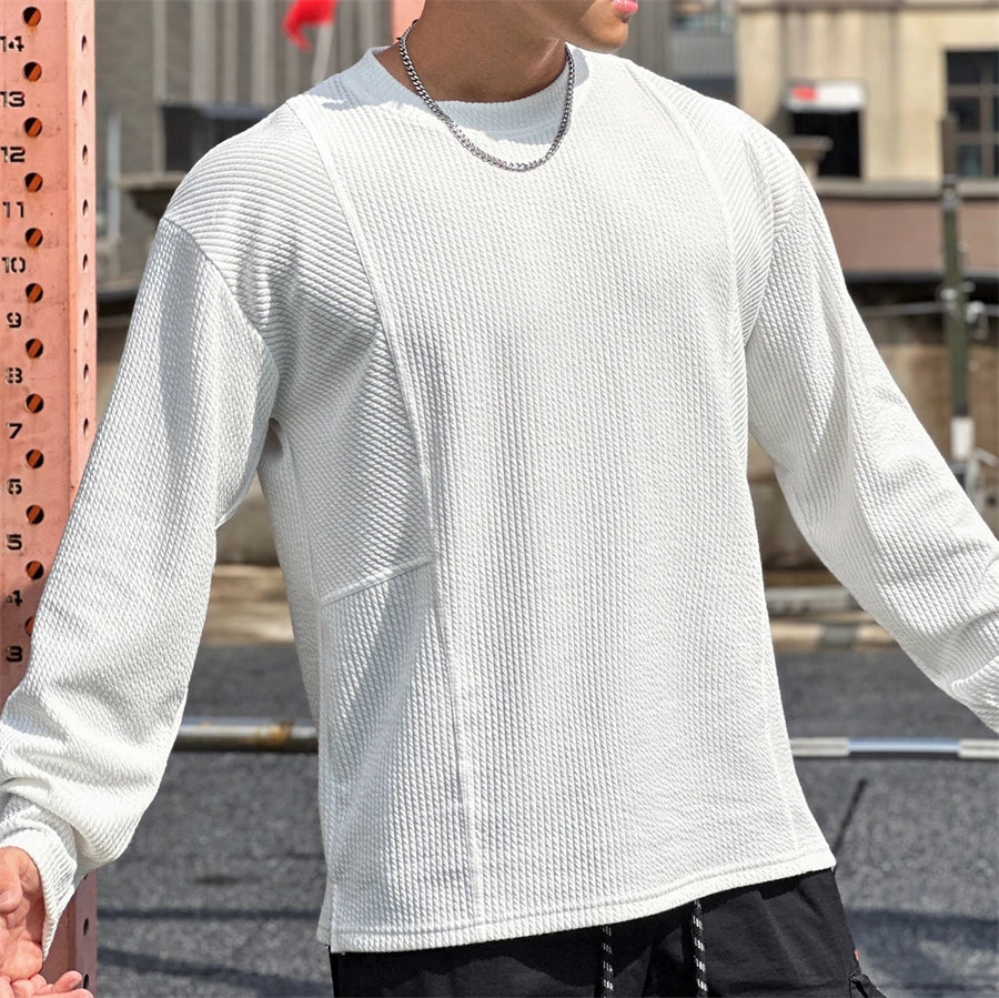 Men's long sleeve T-shirt casual sports fitness running