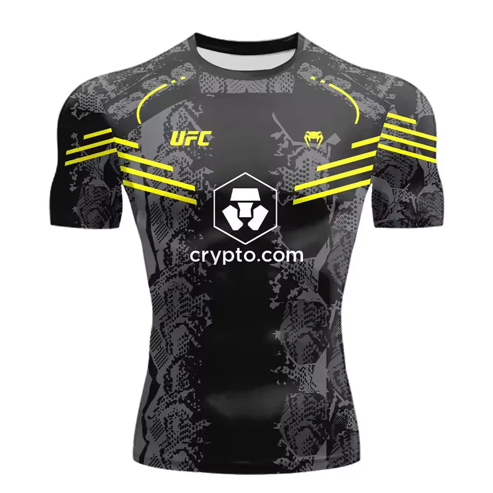 UFC Boxing T-Shirt – Summer Quick-Dry Top