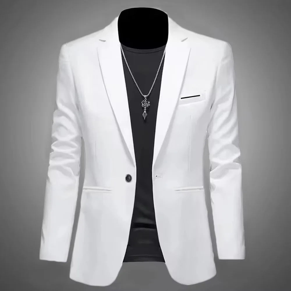 Men's Slim Fit Casual Business Blazer