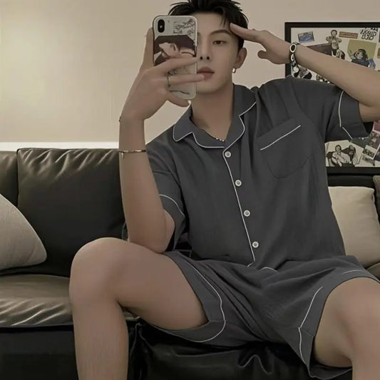 Men's Cotton Pajamas Set